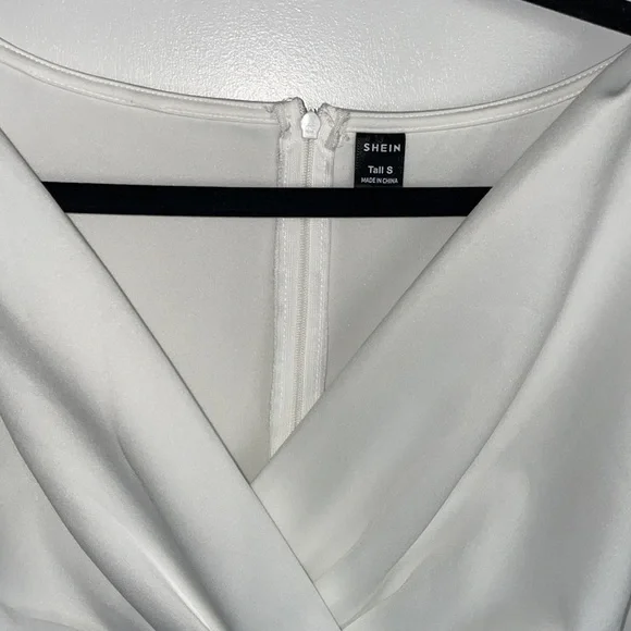 SHEIN White Long Sleeve Dress - Picture 4 of 7